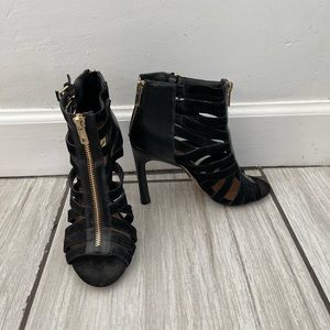 DV by Dolce Vita Black Suede Strappy Sandals
